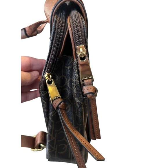 Calvin Klein (May or may not be authentic) Brown Monogram Mini Backpack main image 11
